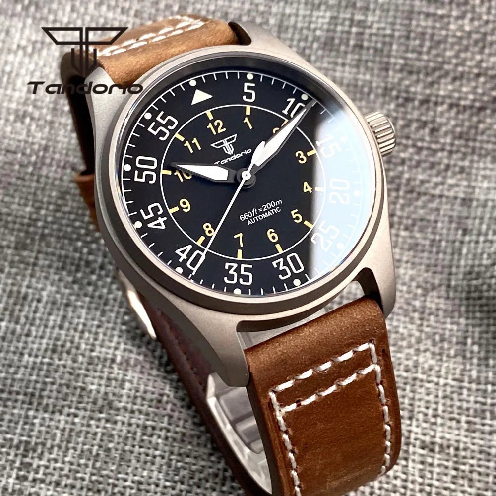 Tandorio TD126 Titanium 39mm pilot