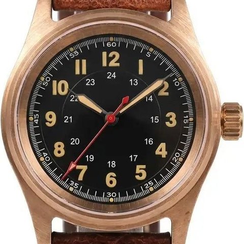 Tandorio TD130 36mm Solid Bronze Pilot