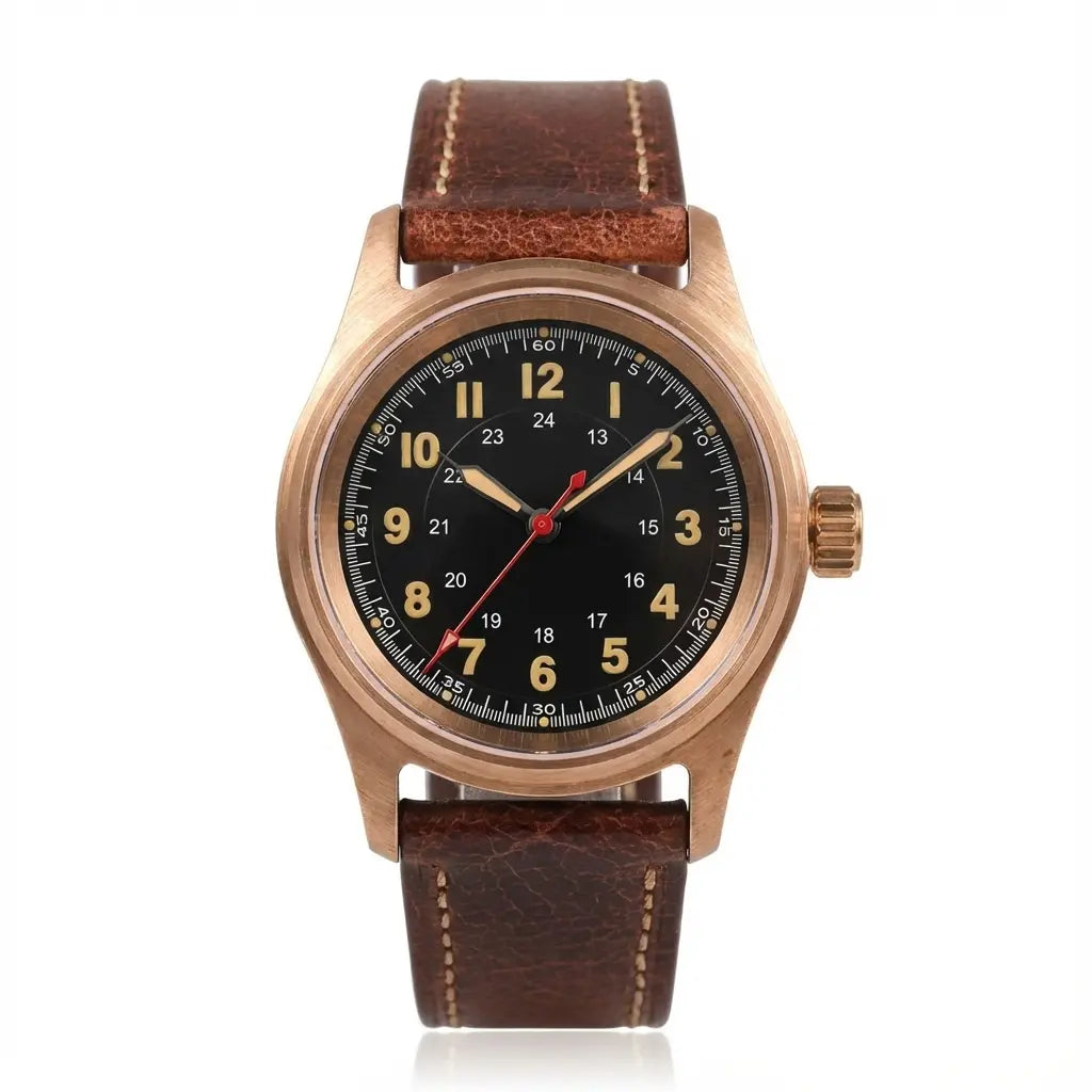 Tandorio TD130 36mm Solid Bronze Pilot