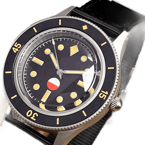 Tandorio TD223T TA2 Titanium Fifty Fathoms Diver Japan Done