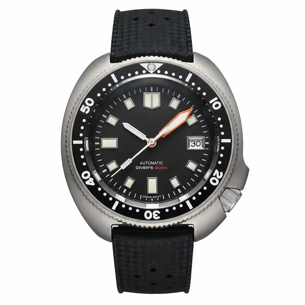 Tandorio TD231 Titanium Turtle Diver 44mm MOP Abalone