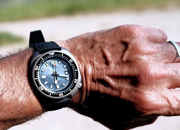 Tandorio TD231 Titanium Turtle Diver 44mm MOP Abalone