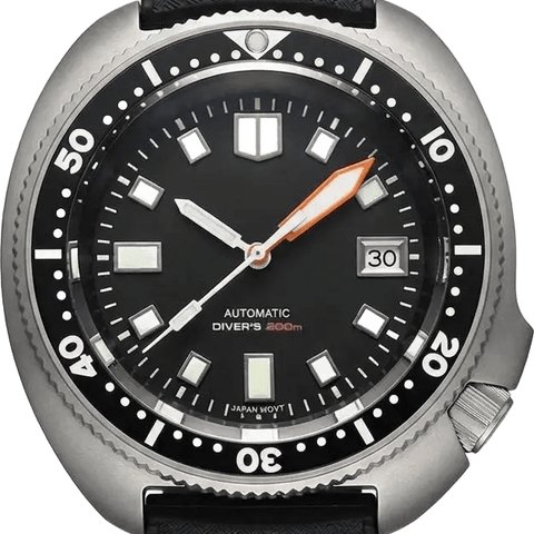 Tandorio TD231 Titanium Turtle Diver 44mm MOP Abalone