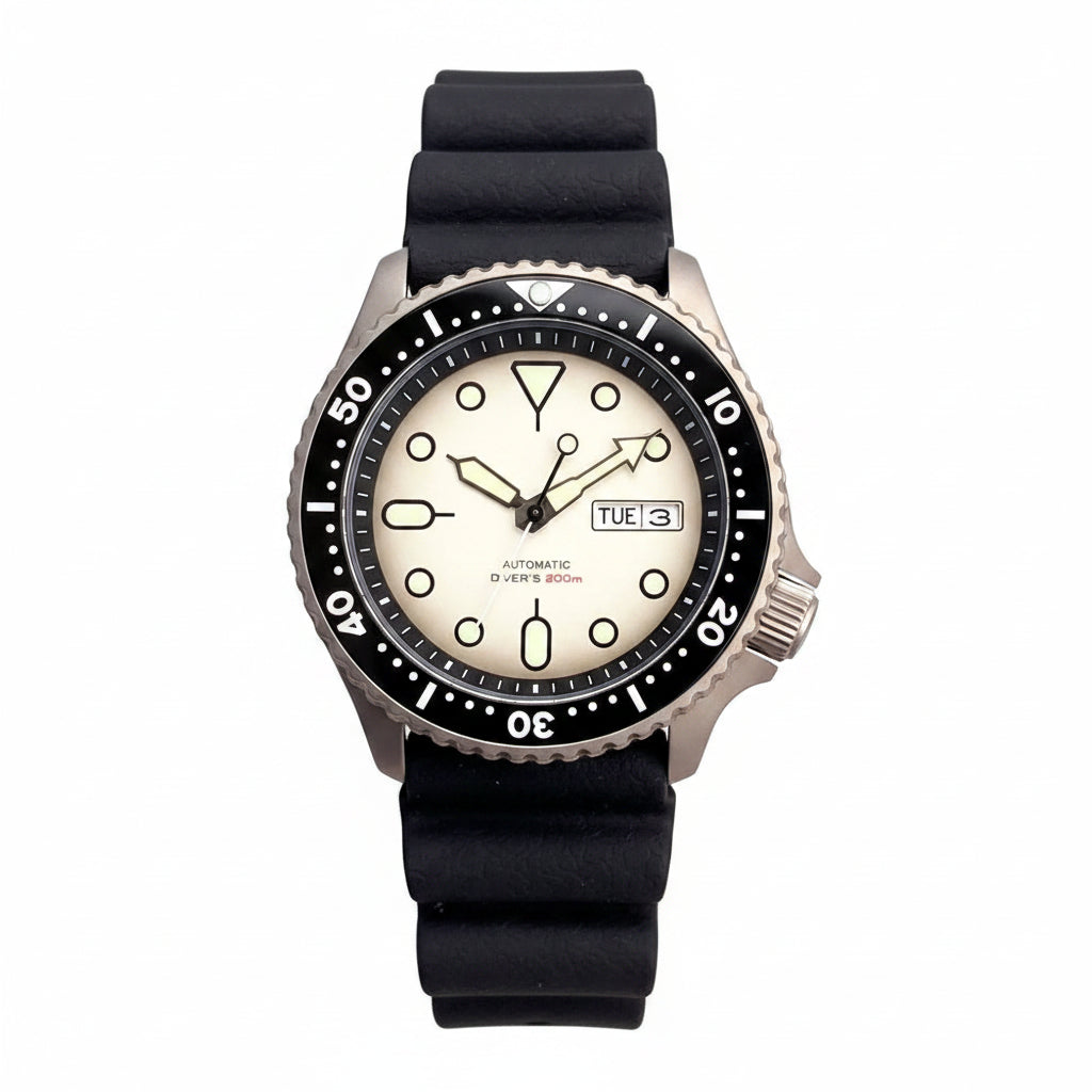 Tandorio TD251 Ti-2 Titanium Skx007 Diver NH36 41mm Cerami