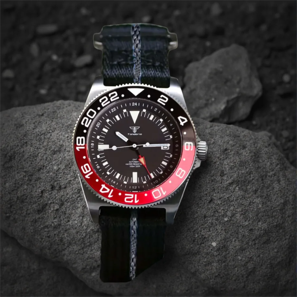 Tandorio TD267G 42mm Titanium FXD Pelagos GMT