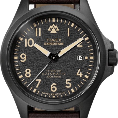 Timex Expedition Field Post Titanium Automatic (black IP)