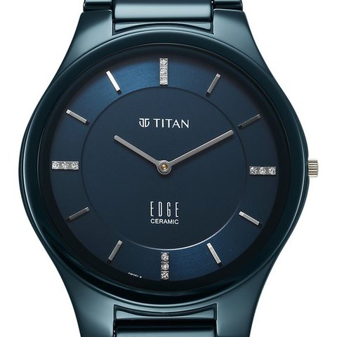 Titan Edge Ceramic Dress with Diamonds NU1696QC09