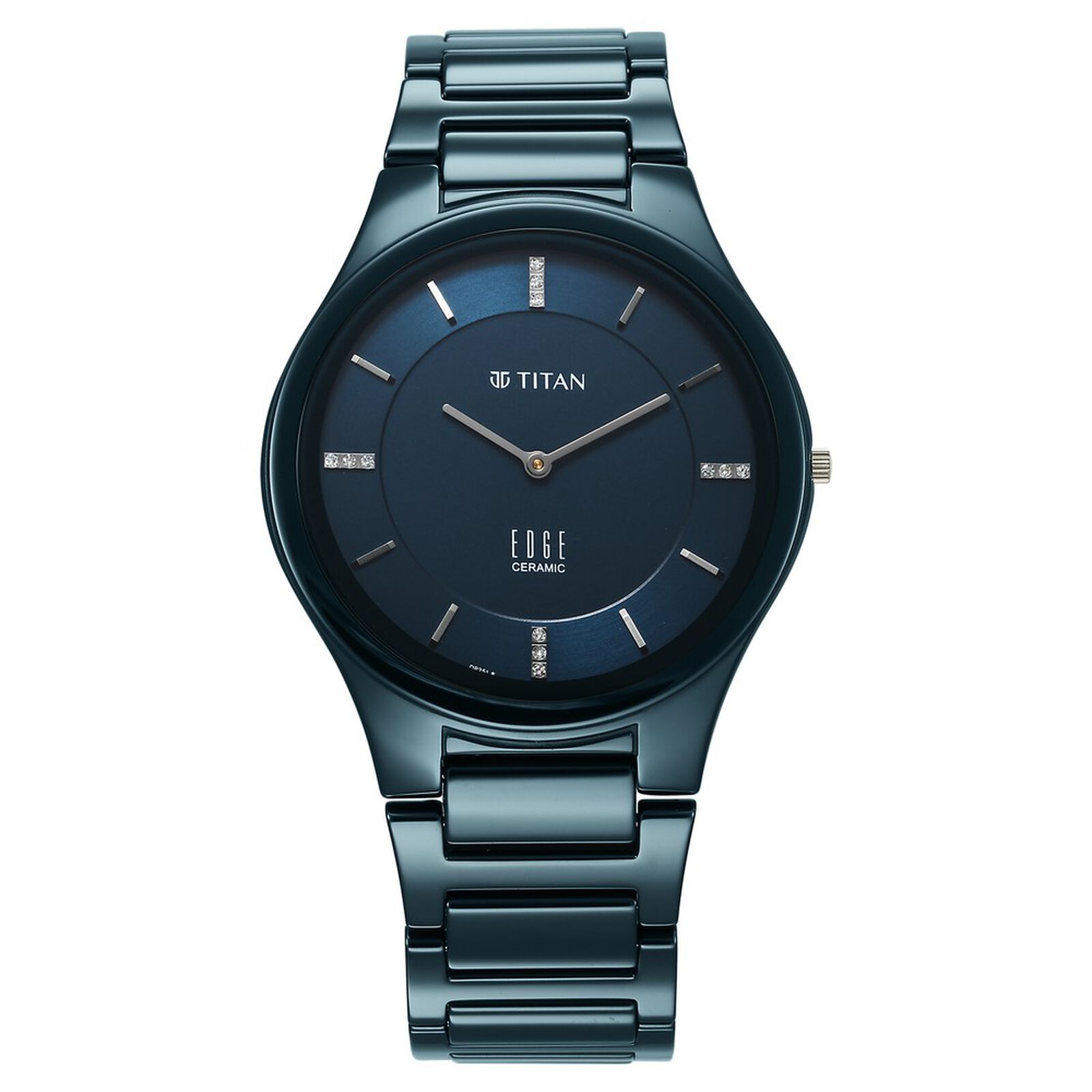 Titan Edge Ceramic Dress with Diamonds NU1696QC09