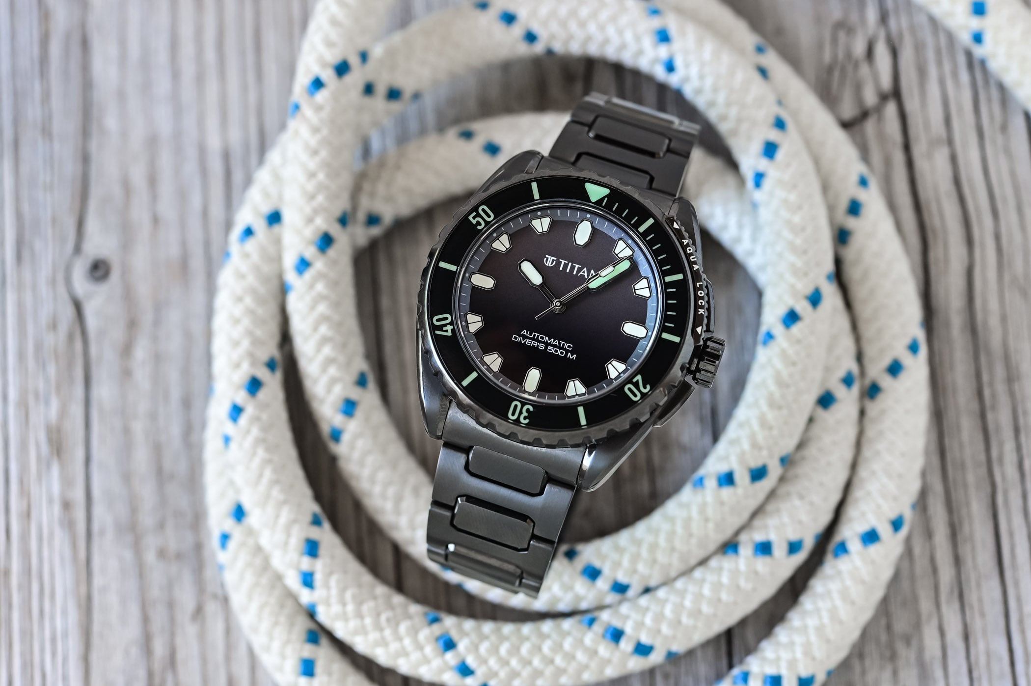 Titan Zero Hour Professional Diver 500m Titanium