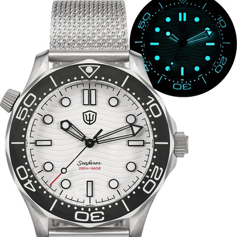 Watchdives Seafarer WD007Q VH31 Titanium NTTD