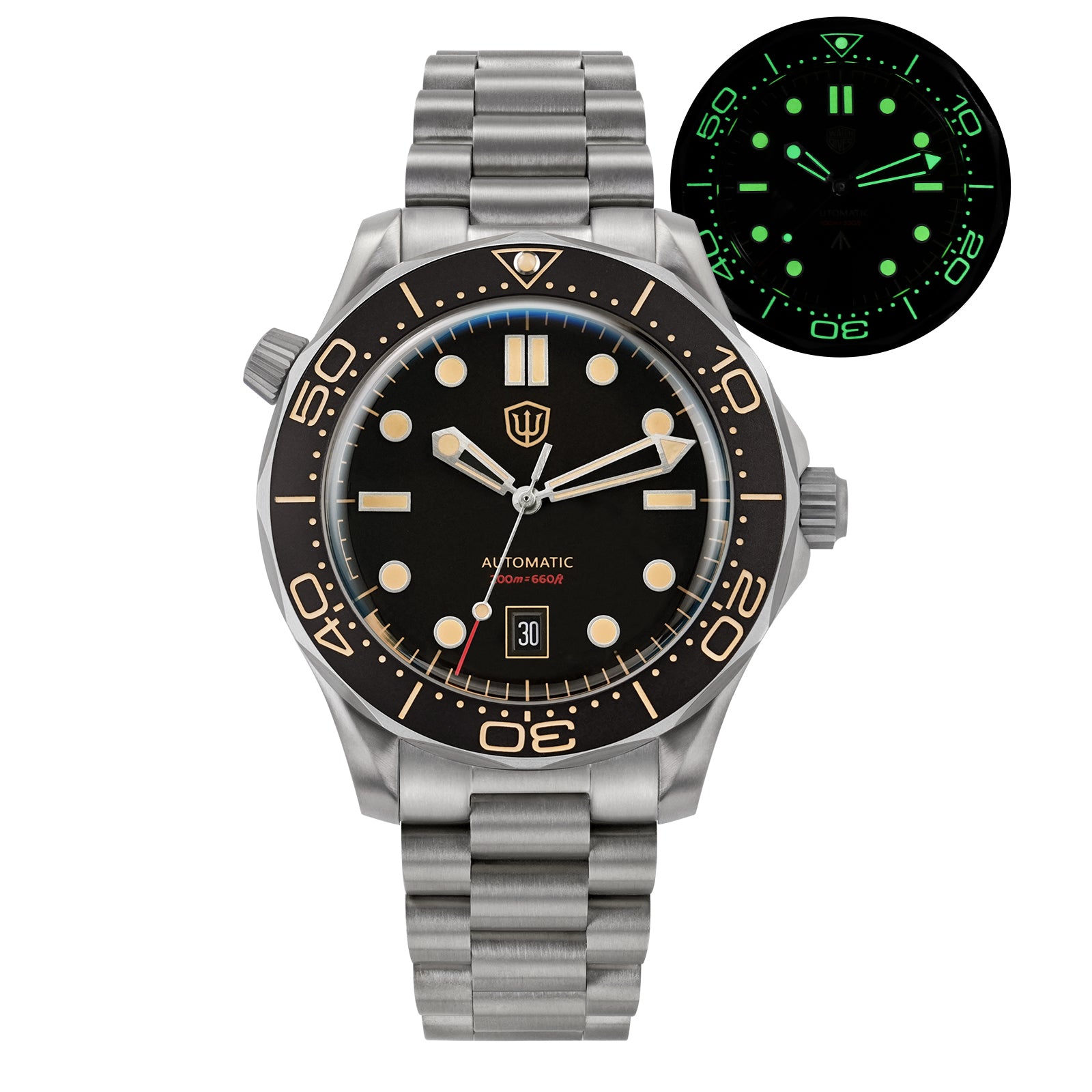 Watchdives WD007 Top Hat Sapphire Titanium