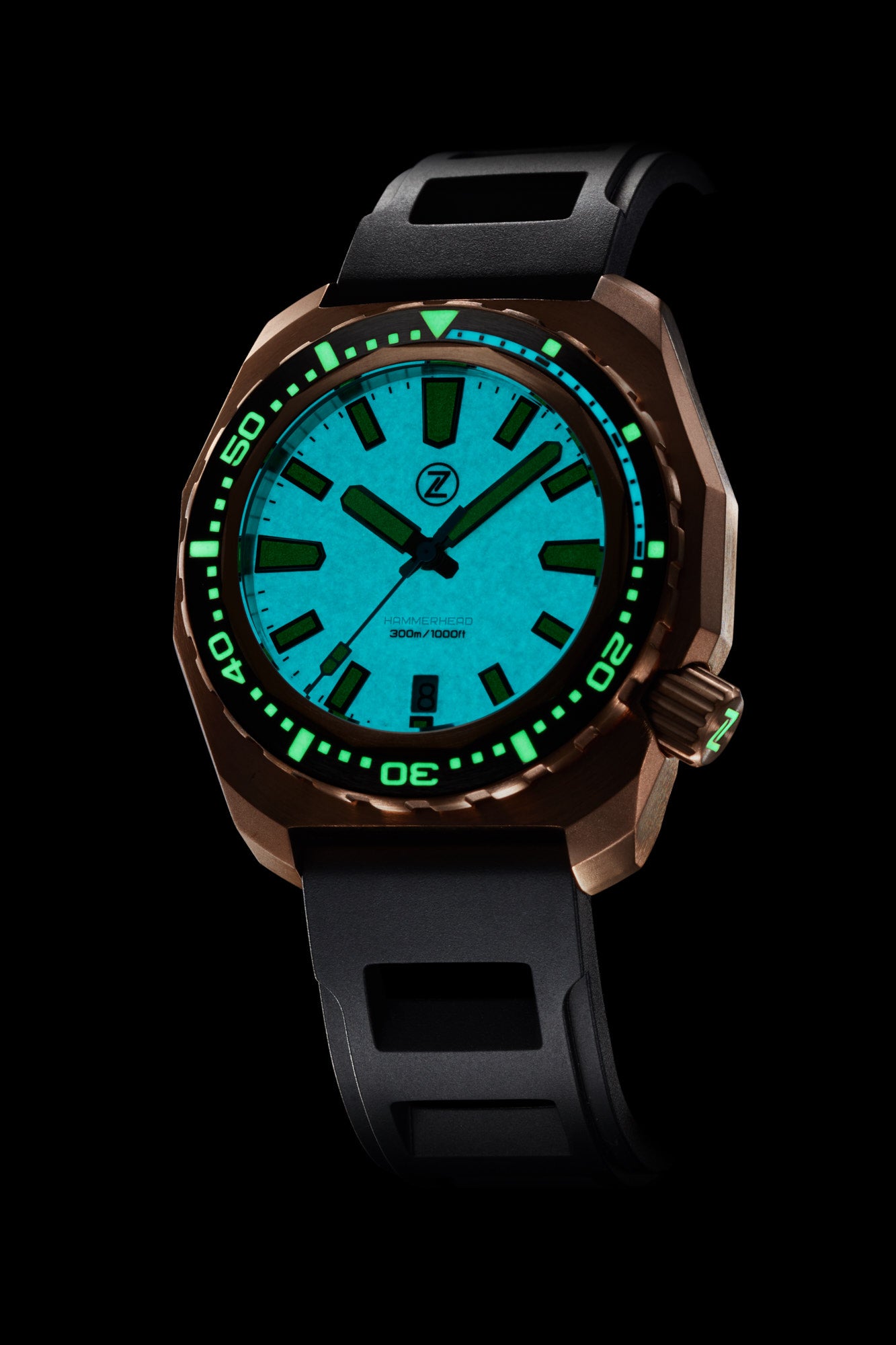 Zelos Hammerhead V3 300m Bronze Frost