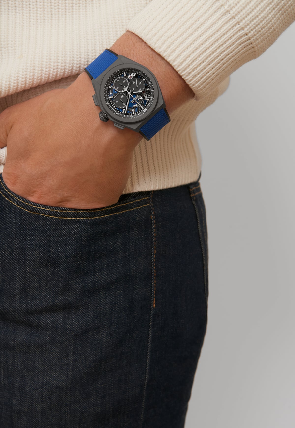 Zenith Defy 21 Ultrablue (microblasted titanium)