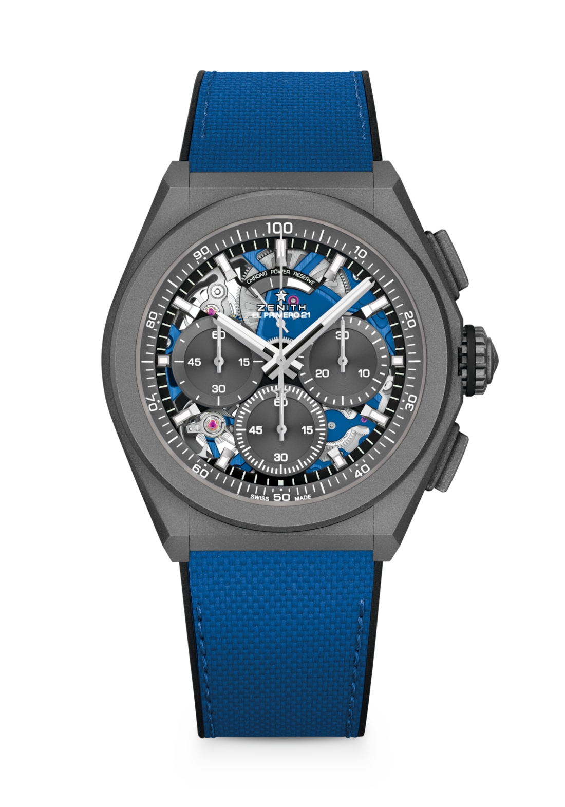 Zenith Defy 21 Ultrablue (microblasted titanium)