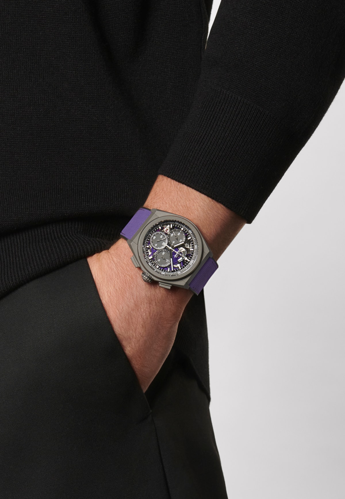Zenith Defy 21 Ultraviolet (microblasted titanium)
